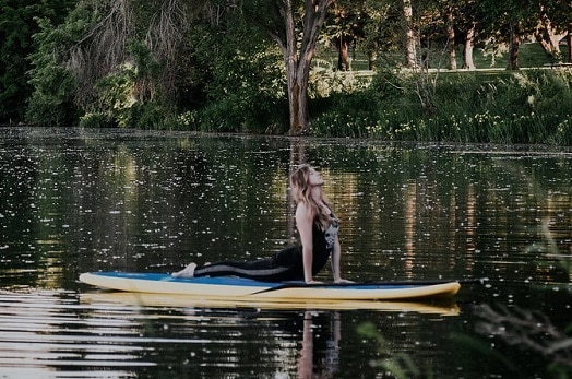 SUP Yoga Richland, WA, paddle board yoga