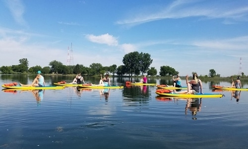 Stand-up Paddleboard Yoga in Kennewick/Richland Washington