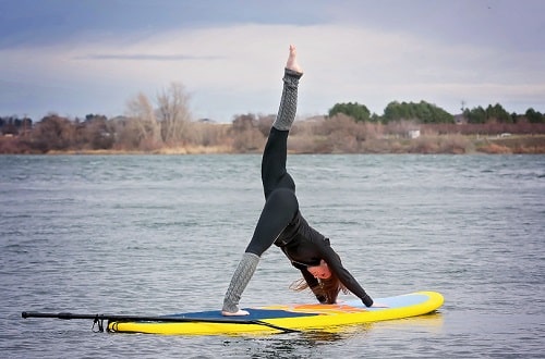 paddle board yoga, sup yoga